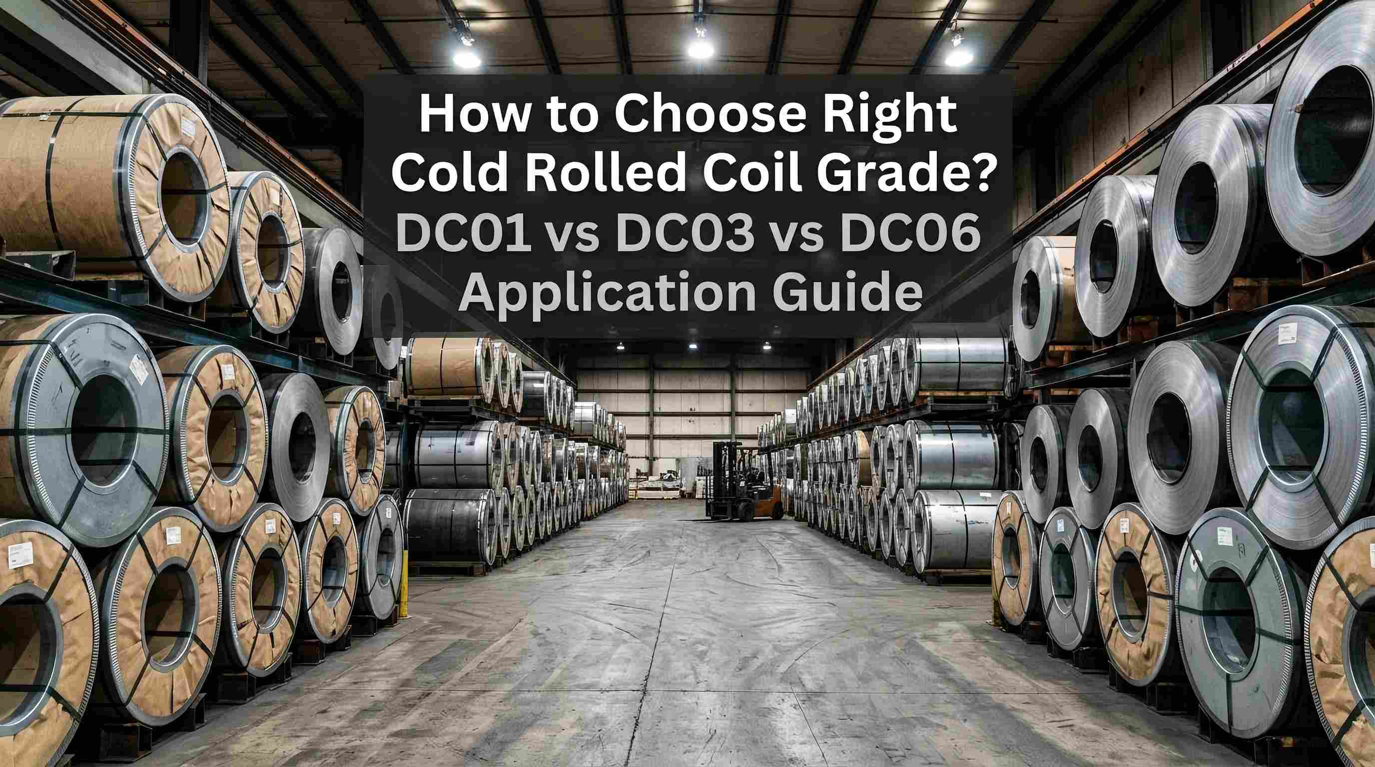 Hur väljer man rätt kallvalsad coil-kvalitet? DC01 vs DC03 vs DC06 Application Guide
